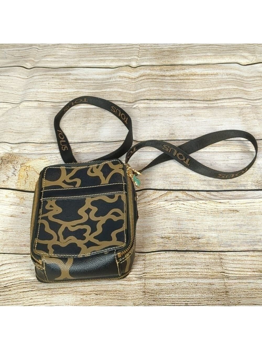 Tous brown and black crossbody bag